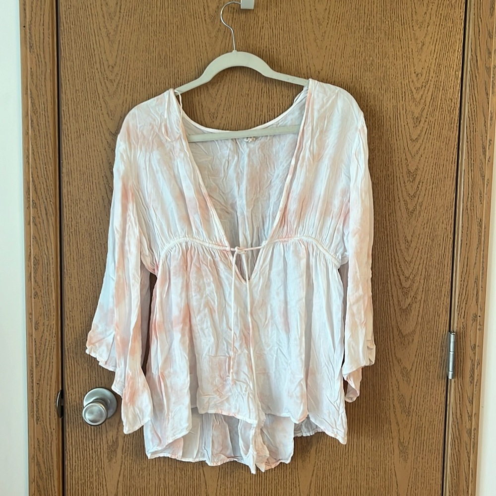 🌸3/$15🌸 Boho Me Cover Up Romper—Size Medium